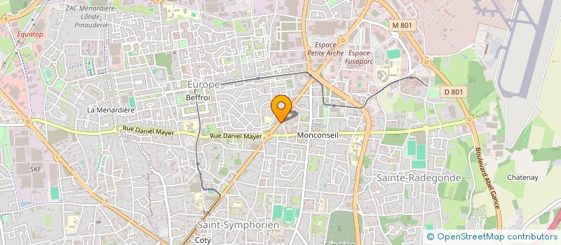 localisation de l'entreprise T.A.L.M LOGISTICS  TOURS