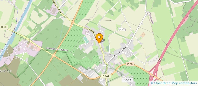 localisation de l'entreprise T.A.M. à VICQ