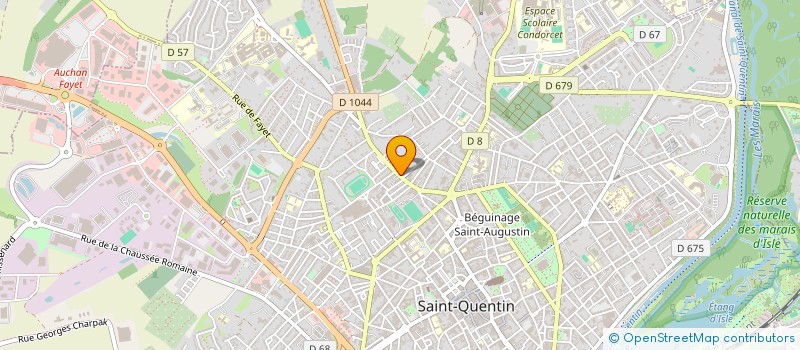 localisation de l'entreprise T.A.M. à SAINT QUENTIN