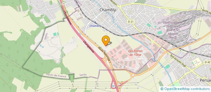 localisation de l'entreprise T.A.M. à CHAMBLY