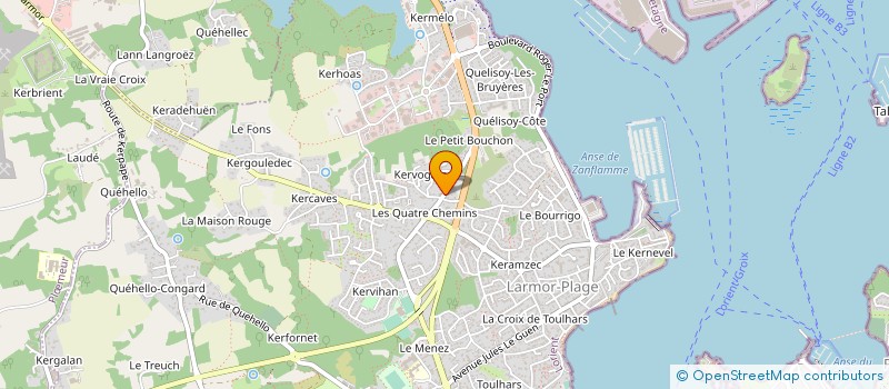 localisation de l'entreprise T.A.M. SKAWRAN HEINRICH MACON NEUF RENOV  LARMOR-PLAGE