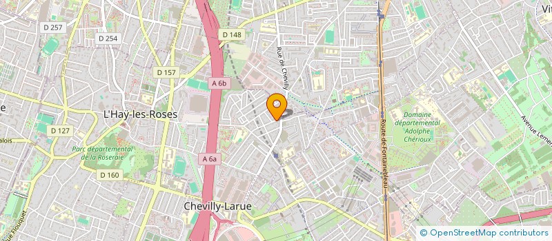 localisation de l'entreprise T.A.MEUBLES  L'HAY-LES-ROSES