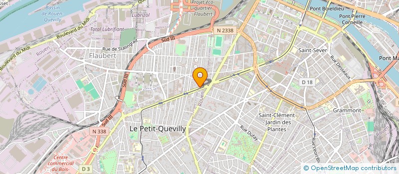 localisation de l'entreprise T.A. MULTIMEDIA  LE PETIT-QUEVILLY