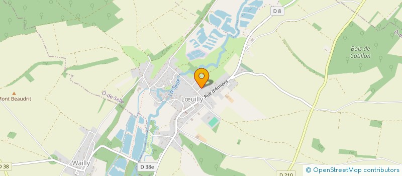 localisation de l'entreprise T.A.P.  FLEURY