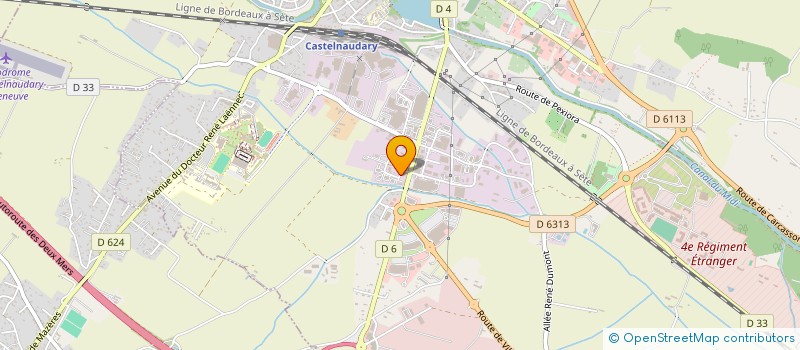 localisation de l'entreprise T.A.P. INFRA  CASTELNAUDARY