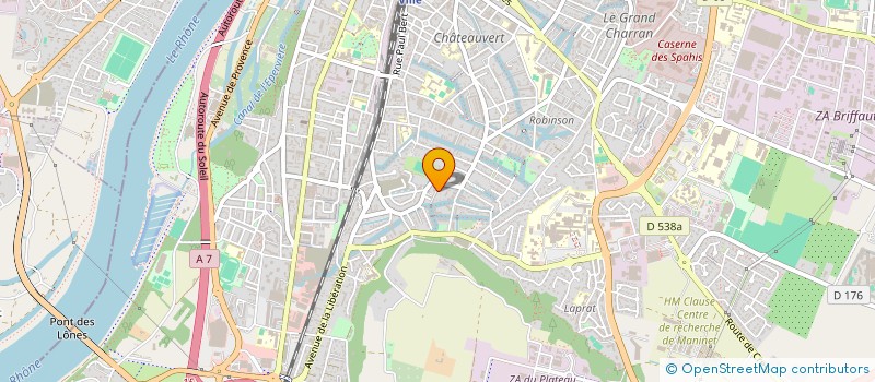 localisation de l'entreprise T.A. PRODUCTIONS à VALENCE