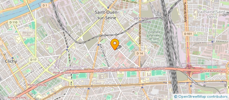 localisation de l'entreprise T.A. SECURITE à SAINT-OUEN-SUR-SEINE