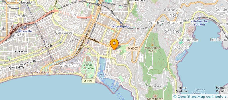 localisation de l'entreprise T.A (TRAINING ATHLETIC) à NICE