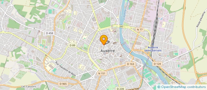 localisation de l'entreprise T.A.V. à AUXERRE