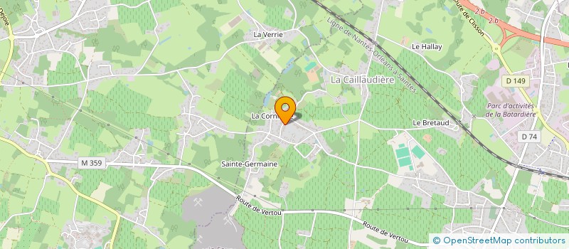 localisation de l'entreprise T.A.Y.C  LA HAIE-FOUASSIERE