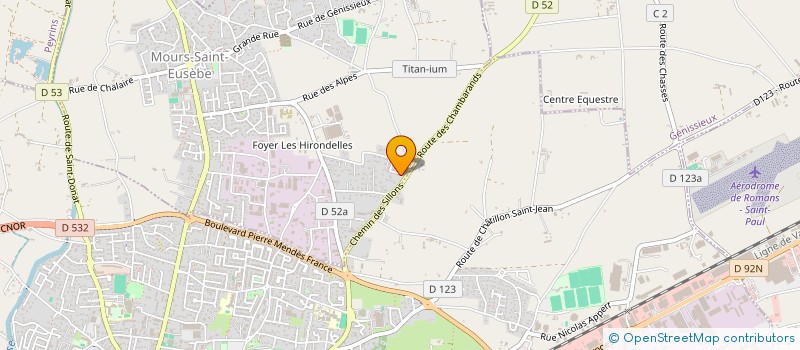 localisation de l'entreprise T.A.Z  MOURS-SAINT-EUSEBE