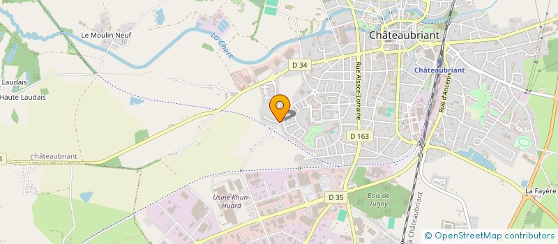 localisation de l'entreprise T AGRI  CHATEAUBRIANT