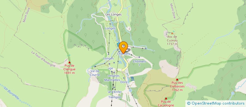 localisation de l'entreprise T'AIR AVENTURE  MONT-DORE