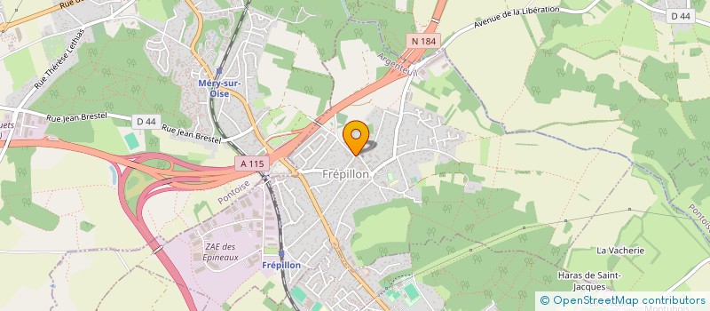 localisation de l'entreprise T ALPHA FRANCE à FREPILLON