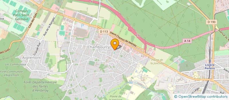 localisation de l'entreprise T'AME T'AME  CHAMBOURCY