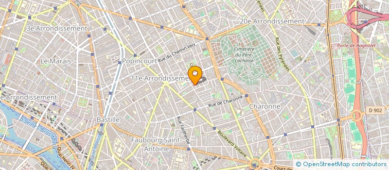 localisation de l'entreprise T'AR TA GUEULE!  PARIS