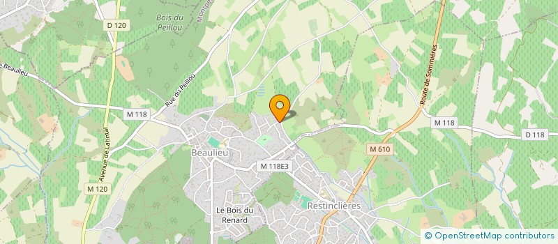 localisation de l'entreprise T'AS PAS IDEE PRODUCTIONS à BEAULIEU