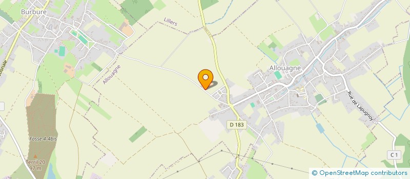 localisation de l'entreprise T'AS REGARDE DANS LE PLACARD A COMPAGNIES ? à ALLOUAGNE