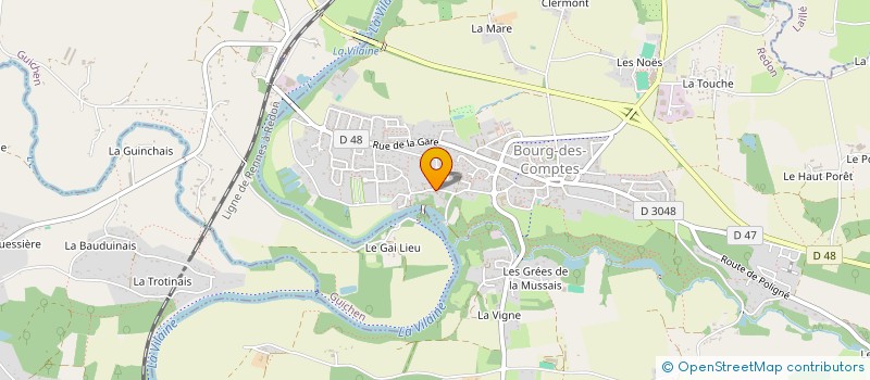 localisation de l'entreprise T AS UNE IDEE ABDC  BOURG-DES-COMPTES