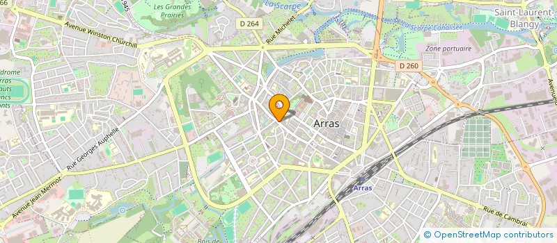 localisation de l'entreprise T'AS VU TES POMPES à ARRAS