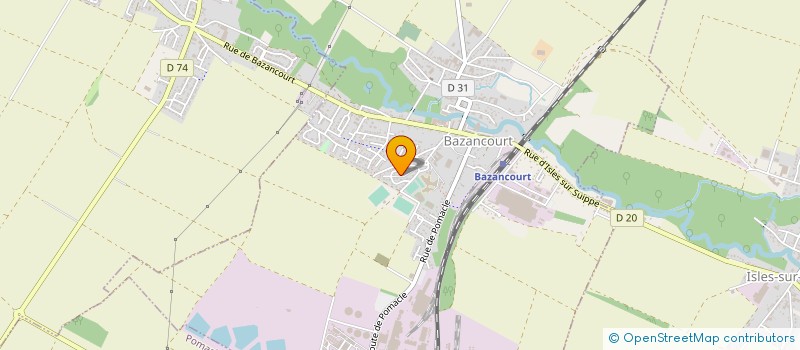 localisation de l'entreprise T.B. à BOULT-SUR-SUIPPE