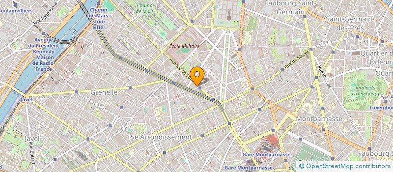 localisation de l'entreprise T. B. C.  PARIS