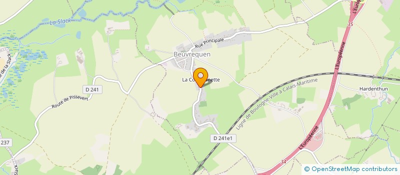 localisation de l'entreprise T.B.C. - THIERRY BERTELOOT CONSULTING  BELLEBRUNE