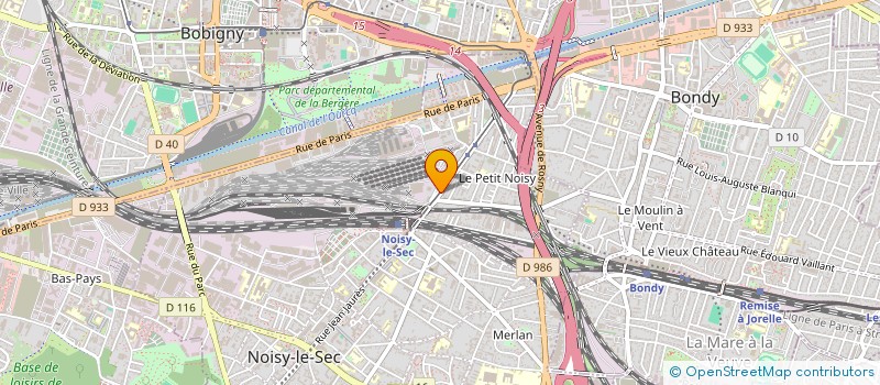 localisation de l'entreprise T & B CIE à NOISY-LE-SEC
