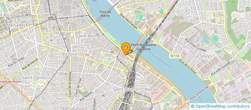 localisation de l'entreprise T.B.CONSULTANTS à BORDEAUX