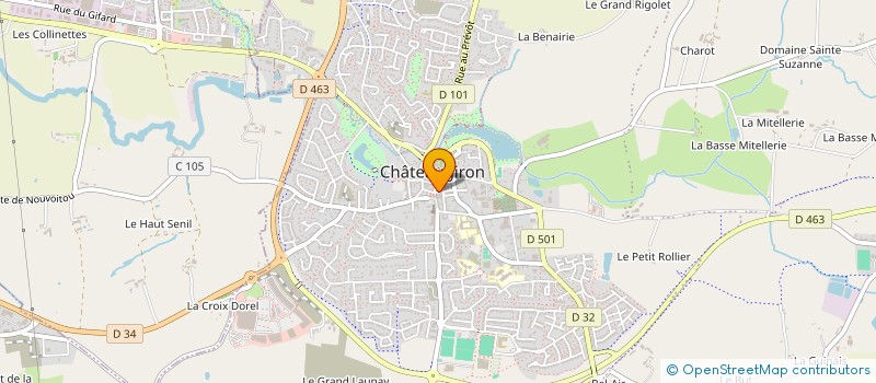 localisation de l'entreprise T.B.D.35 à CHATEAUGIRON