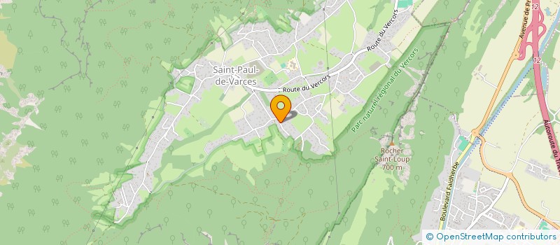 localisation de l'entreprise T.B.D.  SAINT-PAUL-DE-VARCES