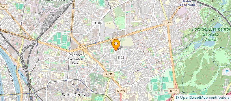 localisation de l'entreprise T.B.E  SAINT-DENIS