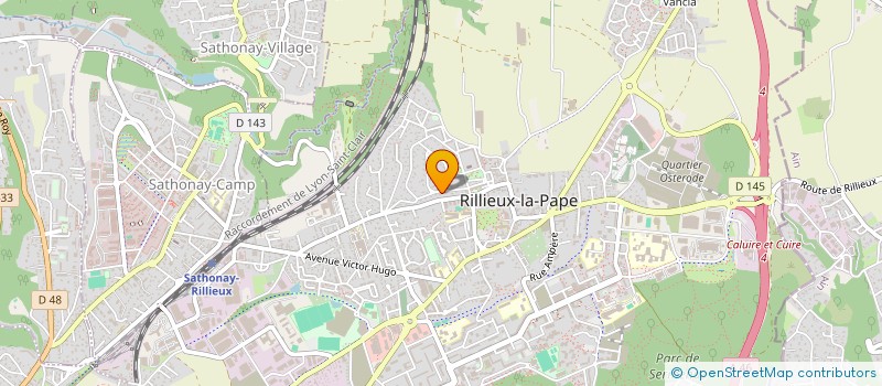 localisation de l'entreprise T B ELEC  RILLIEUX-LA-PAPE