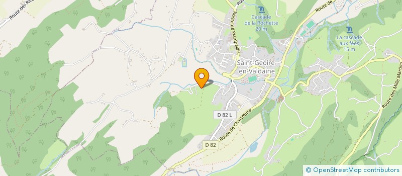 localisation de l'entreprise T.B. ELECTRICITE  SAINT-GEOIRE-EN-VALDAINE