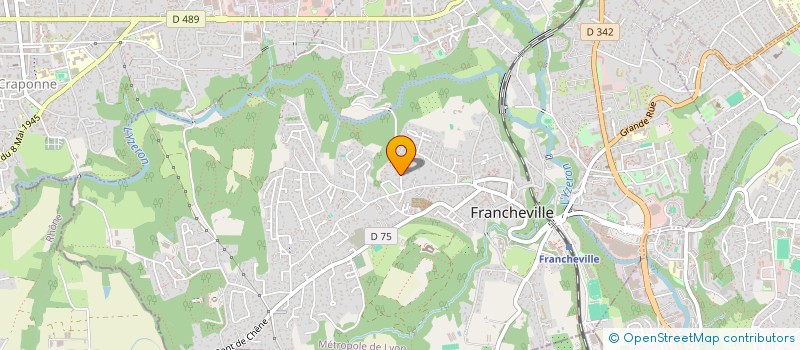 localisation de l'entreprise T B G  FRANCHEVILLE