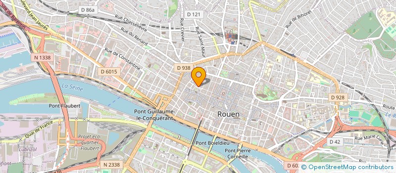 localisation de l'entreprise T.B.G.O. à ROUEN