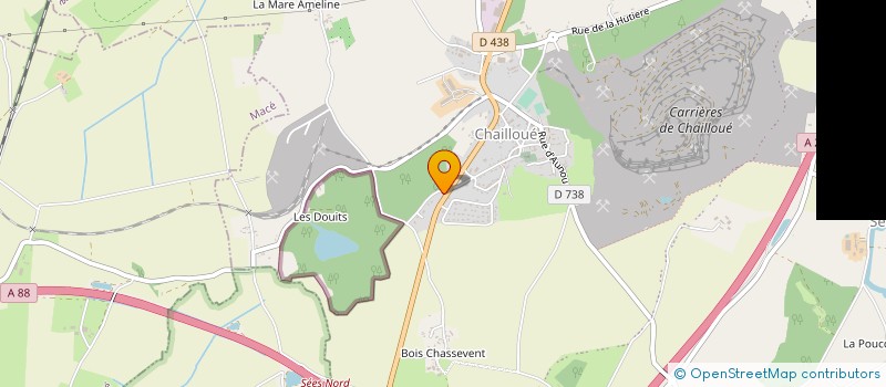 localisation de l'entreprise T B H EXPRESS à CHAILLOUE