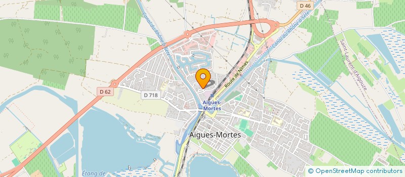 localisation de l'entreprise T&B HOLDING  AIGUES-MORTES