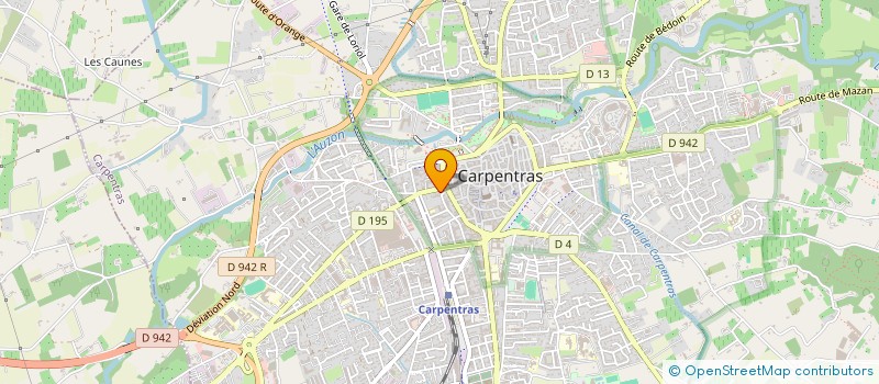 localisation de l'entreprise T B I à CARPENTRAS
