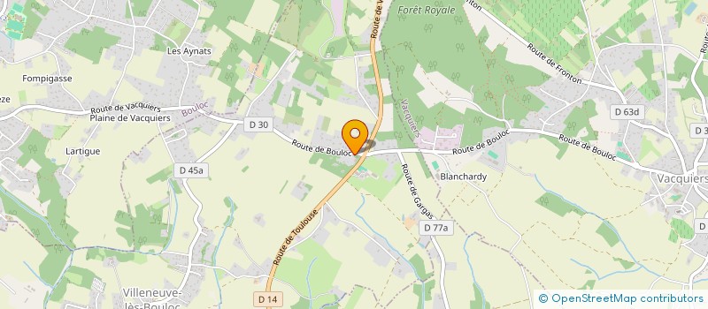 localisation de l'entreprise T.B.L. SERVICES à VILLENEUVE-LES-BOULOC