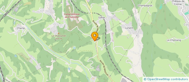 localisation de l'entreprise T.B.M.  BRIVE-LA-GAILLARDE