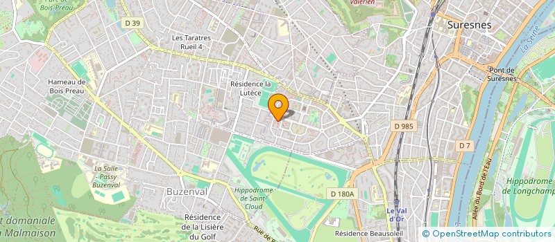 localisation de l'entreprise T.B.M SPORTS à SURESNES