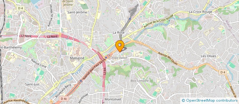 localisation de l'entreprise T.B.S.E TRANSPORTS à MARSEILLE