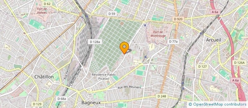 localisation de l'entreprise T.B.S. IMMOBILIER à FONTENAY-AUX-ROSES