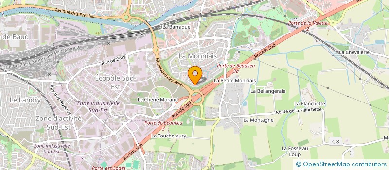 localisation de l'entreprise T. B. SERVICES  CESSON-SEVIGNE