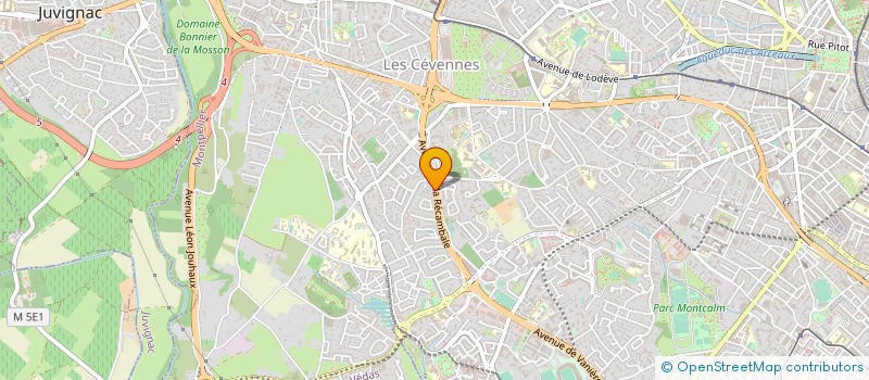 localisation de l'entreprise T.B.T.R. à MONTPELLIER