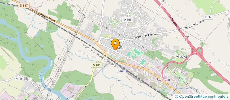 localisation de l'entreprise T B V  ARTIX