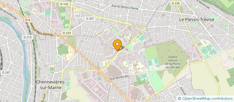 localisation de l'entreprise T. BAYO INTERNATIONAL  CHENNEVIERES-SUR-MARNE