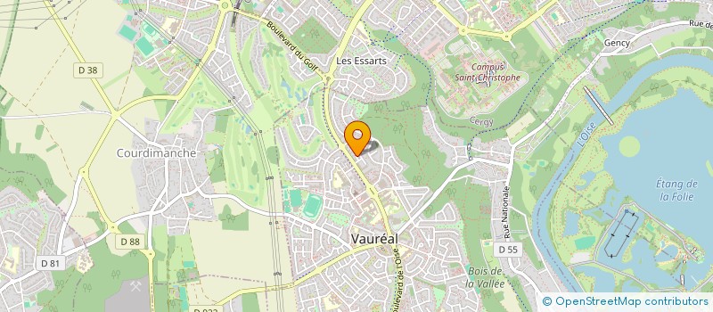 localisation de l'entreprise T BEL CONSULTING  VAUREAL