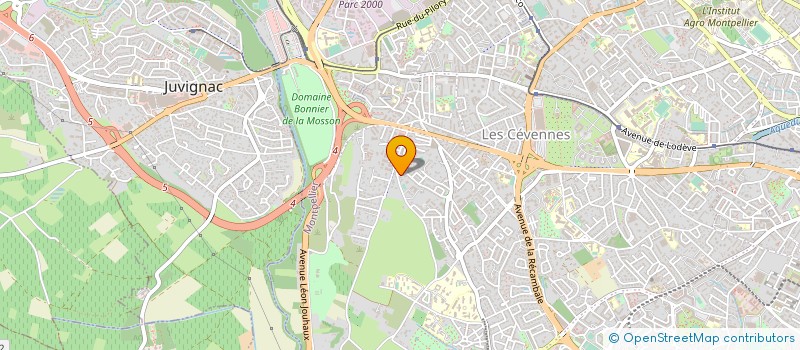 localisation de l'entreprise T BONIF à MONTPELLIER